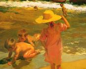 Ninos A La Orilla Del Mar - 华金·索罗利亚·巴斯蒂达